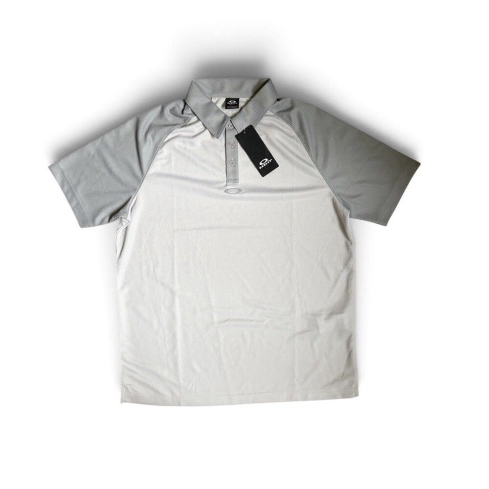 Small Oakley Traditional Golf Polo Fog grey